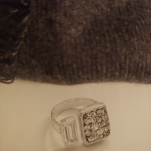 Silpada"Crystal Cuff Ring"